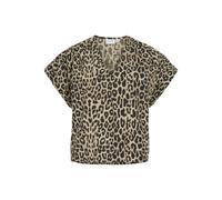 Vila - VIPRISILLA PRI V-NECK S/S TOP/VOL Birch - Gr. - 38