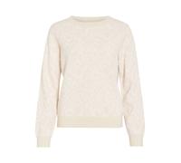VILA - VIRIL L/S JACQUARD KNIT TOP/4 Cherry Blossom - Gr. - XS