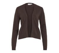 VILA - VIRIL SHORT L/S KNIT CARDIGAN-NOOS Coffee Bean - Gr. - XS
