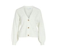 VILA - VIRIL V-NECK L/S KNIT CARDIGAN - NOOS white alyssum - Gr. - L