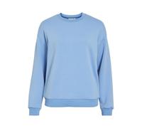 Sweatshirt VILA "VISANDY L/S SWEAT TOP - NOOS", Damen, Gr. XL, all aboard, Sweatware, Obermaterial: 50% Viskose, 44% Polyester, 6% Elasthan, unifarben, regular fit normal, Rundhals, Sweatshirts Sweats