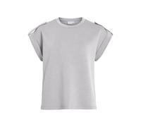 Vila - Bekleidung VISIFFI O-NECK CAP SLEEVE TOP/PB - Grau - Größe M