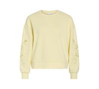 Vila - VISIFFI O-NECK L/S SWEAT TOP Pastel Yellow - Gr. - L