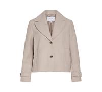 VILA - VISOLO L/S SHORT JACKET/TES/2 Natural Melange - Gr. - 36