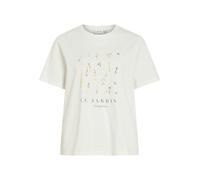 VILA - VISYBIL GARDEN O-NECK S/S TOP Snow White - Gr. - M