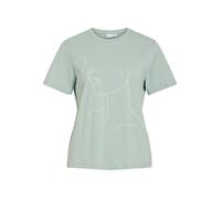 VILA - VISYBILLA BON O-NECK S/S T-SHIRT/LC/PB Blue Surf - Gr. - M