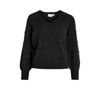 Vila Vituli L/S V-Neck Gliter Knit Top/Pb