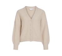 VILA - VITULI V-NECK L/S KNIT CARDIGAN/PB/RC Grau - Gr. - XL