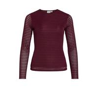 Langarmshirt VILA "VILARINE O-NECK L/S TOP - NOOS", Damen, Gr. XL, fig, Jersey, Obermaterial: 95% Polyamid, 5% Elasthan, unifarben, slim fit normal, Rundhals, Shirts Langarmshirt (42993414-XL) fig