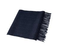 Villand Pure 100% Kaschmirschal mit Fransenkanten, ultraweicher großer Kaschmirschal für Damen und Herren (Blau)