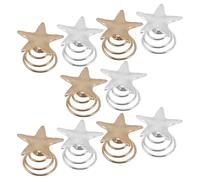 VILLCASE 10 Stück Elegante Stern Spiral Haarspangen Sicherer Halt aus Zinklegierung und Einfache Anwendung für Damen und Mädchen für Täglichen Gebrauch und Besondere Anlässe