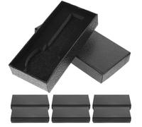 VILLCASE 10 Stück Rechteckige Uhrenverpackungsbox mit Schützendem Schwammeinsatz Stilvolles und Einfaches Design Leichte Papier Uhrenbox für Damen und Herren