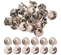 VILLCASE 100stücke Knöpfe ohne Nähen Broschenknöpfe mit Sicherheitsnadeln für Kleider und Hosen Dekorative Druckknöpfe für Kleidung und Rucksäcke