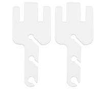 VILLCASE 2 Stück Mehrzweck Spannstangen aus Kunststoff für Addi King Express Strickmaschinen Zubehör zur Garnspannung für Heimstrickmaschinen