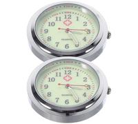 VILLCASE 2 Stück Nachtleuchtende Quarz Taschenuhr Zifferblätter aus Glas Vintage Uhrenzifferblatt für Krankenschwesteruhrteile Selbstgemacht Uhrenzubehör für Individuelle Taschenuhren