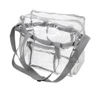 VILLCASE Durchsichtige Umhängetasche aus PVC mit Verstellbarem Riemen | Alltag, Leicht zu Reinigen und Wasserabweisend, Modisch und Lässig, für Mädchen