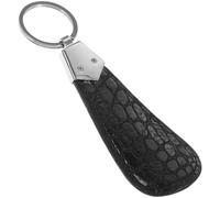 VILLCASE Kleiner Schuhlöffel Schlüsselanhänger aus Leder Leichter und Robuster Schuhlöffel mit Handgriff für Zuhause und Büro das Bücken