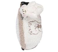 VILLCASE Kuschelige Plüsch Gürteltasche mit Bären Anhänger Damen Bauchtasche aus Weichem Material Cartoon Stickerei Aufbewahrungstasche für Handy und Schlüssel Freizeit und Reisetasche
