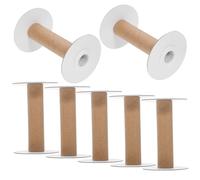 VILLCASE Praktische Wickelspulen mit Einfachem und Praktischem Design 10 Stück aus Papier und Kunststoff Abnehmbare Spulen für Nähmaschine für Nähprojekte