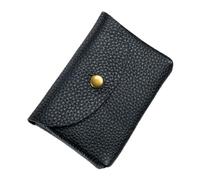 VILLCASE Tragbare Kleiner Geldbörse aus Leder mit Münzfach und Kartenetui Kompaktes Kleingeldtäschchen für Unterwegs und Büro Praktische Aufbewahrungstasche