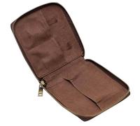 VILLCASE Uhrenbox aus Leder mit Reißverschluss Tragbares Uhrenetui für Outdoor Aktivitäten und Reisen Praktische Aufbewahrungsbox für Uhren und Schmuck