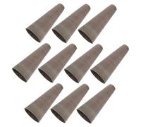 VILLFUL 10 Stück Kunststoff-spulen Gewölbt Garnwickelröhren für Nähen und Sticken Robust Antirutschend Graue Textil-wollspulen für Häkel Strickarbeiten