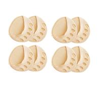 VILLFUL 4 Paar Damen Halbsocken aus Baumwolle Atmungsaktive Zehenlose Socken für High Heel Schuhe Bequeme Unsichtbare Socken Halten die Zehen Trocken