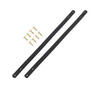 VILLFUL Ersatz Handtaschenriemen aus Pu Leder 30cm, 1 Paar, Schwarz | Robust und Austauschbar, Elegantes Design mit Nieten, für Handliche Taschengriffe