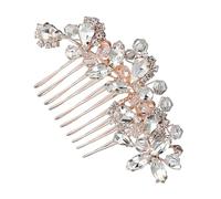 VILLFUL Glänzender Haarkamm aus Legierung mit Kristall Eleganter Brautkopfschmuck für Hochzeitsfeier und Besondere Anlässe 1 Stück Exquisiter Haarschmuck für Damen