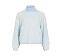 Vila Lory Knit Rollkragenpullover M Nantucket Breeze / Eggnog Melange
