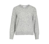 Vila Damenpullover Frau Vilory O-neck L/s Stricktop Noos Grau L