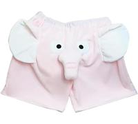 Vimlo Jumbo Trunks Pyjamas, Elefantenhosen for Männer und Frauen, lustige, süße, weiche Elefantenrüssel-Pyjamahosen for Männer, Elefanten-Pyjamas (Color : Pink Short, Size : M)