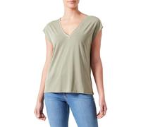 Vimodala Glitter V-Neck Cap Sleeve Top
