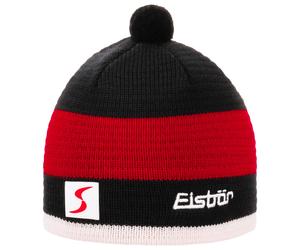 Vin Active Merino SP Beanie by Eisbär schwarz-rot One Size