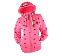 VIN TE Damen Sweat Jacke Kapuze Hoodie Fleece Übergangsjacke Anker Sterne Steuerrad S M L XL 2XL 3XL 4XL 5XL 6XL 7XL (as3, alpha, xx_l, regular, regular, Pink-2024)