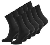 Vincent Creation 10 Paar Herren Business Socken schwarz, Baumwoll Herrensocken, Anzugsocken