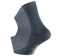 Vincent Creation 9 Paar Bambus Socken, Unisex Bambussocken für Damen und Herren, Handgekettelte Spitze (39-42, 9 Paar - Stargazer)