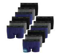 Vincent Creation Boxershorts Herren 12er Pack Baumwolle Unterhosen Männer Boxer Retroshorts Unterwäsche, Gemischt, Gr. XL