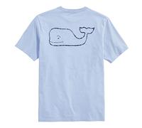 Vineyard Vines Herren Kurzärmeliges Vintage Wal Pocket T-Shirt, Jake Blue, X-Klein