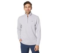 vineyard vines Herren Saltwater Viertelreißverschluss Pullover, Granit, Mittel