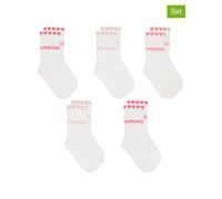 Vingino 5er-Set: Socken in Weiß - Größe 27-30 | Kinder Socken Strumpfhosen