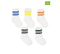 Vingino 5er-Set: Socken in Weiß - Größe 31-34 | Kinder Socken Strumpfhosen