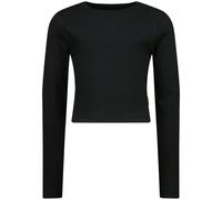 vingino - Basic crop rib top deep black - Gr. - 140