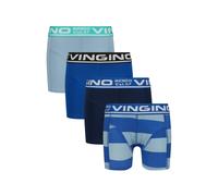 Vingino Boys B-so26 Blue 4pack Boxer Seascape Blue Größe: L | Unterwäsche Outlet | Unisex | Blau
