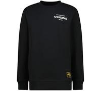 Vingino Boys Basic-Crew in Color Deep Black Size 16 of The NOOS Collection