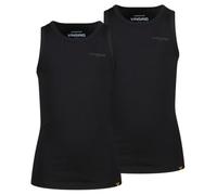 Vingino Boy's Boys-tank-2pack Base Layer Top, Schwarz, XL