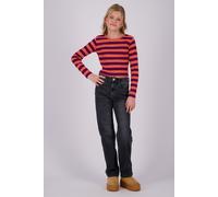 Vingino Girls G-basic-crop Rib Stripe T-shirt Fresh Coral Größe: 16 | Hemden Outlet | Unisex | Orange