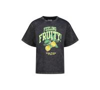 Vingino Girls Heike T-shirt Washed Black Größe: 2 | T-Shirts Outlet | kids | Schwarz