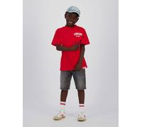 Bermudas VINGINO, Jungen, Gr. 152, N-Gr, mid grau, Denim/Jeans, Obermaterial: 72% Baumwolle, 27% Polyester, 1% Elasthan, unifarben, kniebedeckend, Hosen Bermudas, Jeans-Bermuda mit Stretch (56038925-1