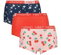 Vingino Mädchen 3-er Pack Hipster Boxerhorts Multi-158-164 - Kindermode : Mädchen